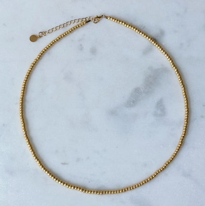 Dainty beaded necklace