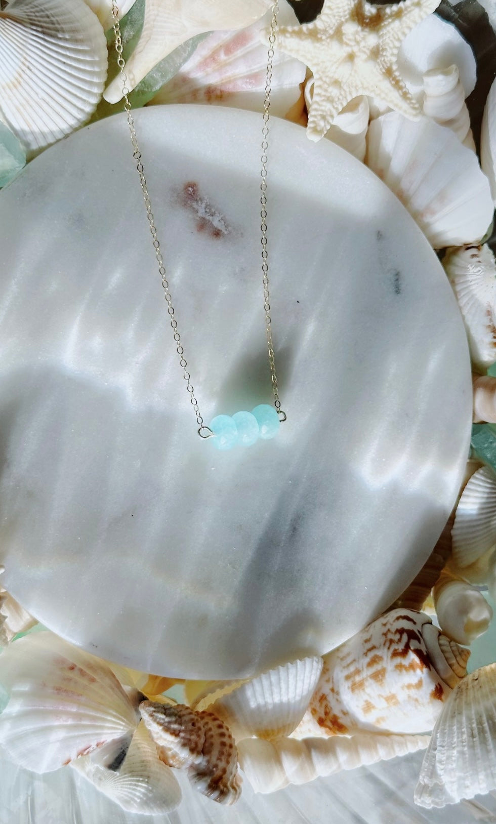 Ocean tides chain necklace