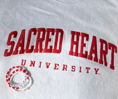 Sacred Heart University beaded bracelet