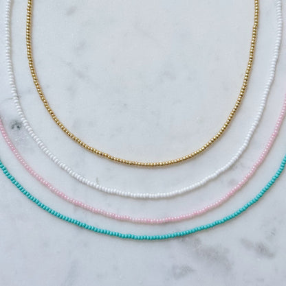 Dainty beaded necklace