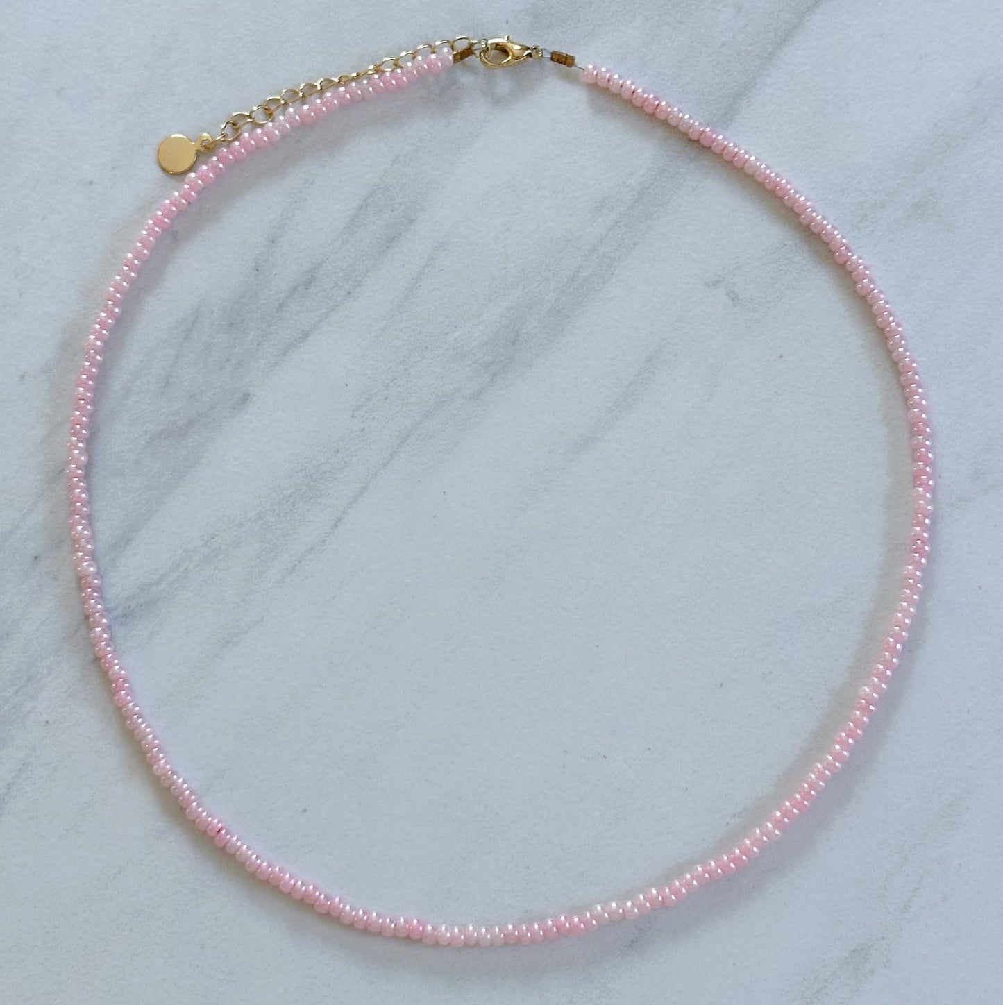 Dainty beaded necklace