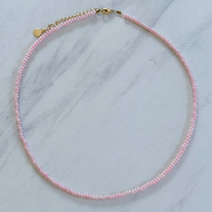 Dainty beaded necklace