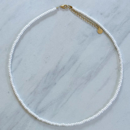 Dainty beaded necklace