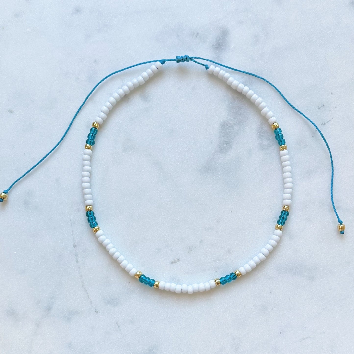 Bahamas beaded choker necklace