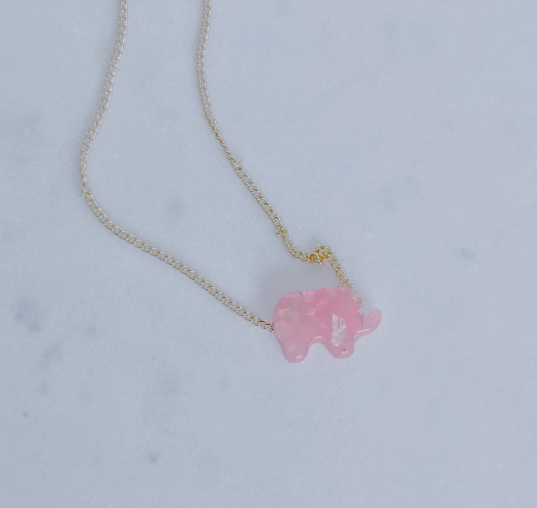 Pink 2025 elephant charm