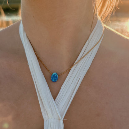 Ocean drop necklace