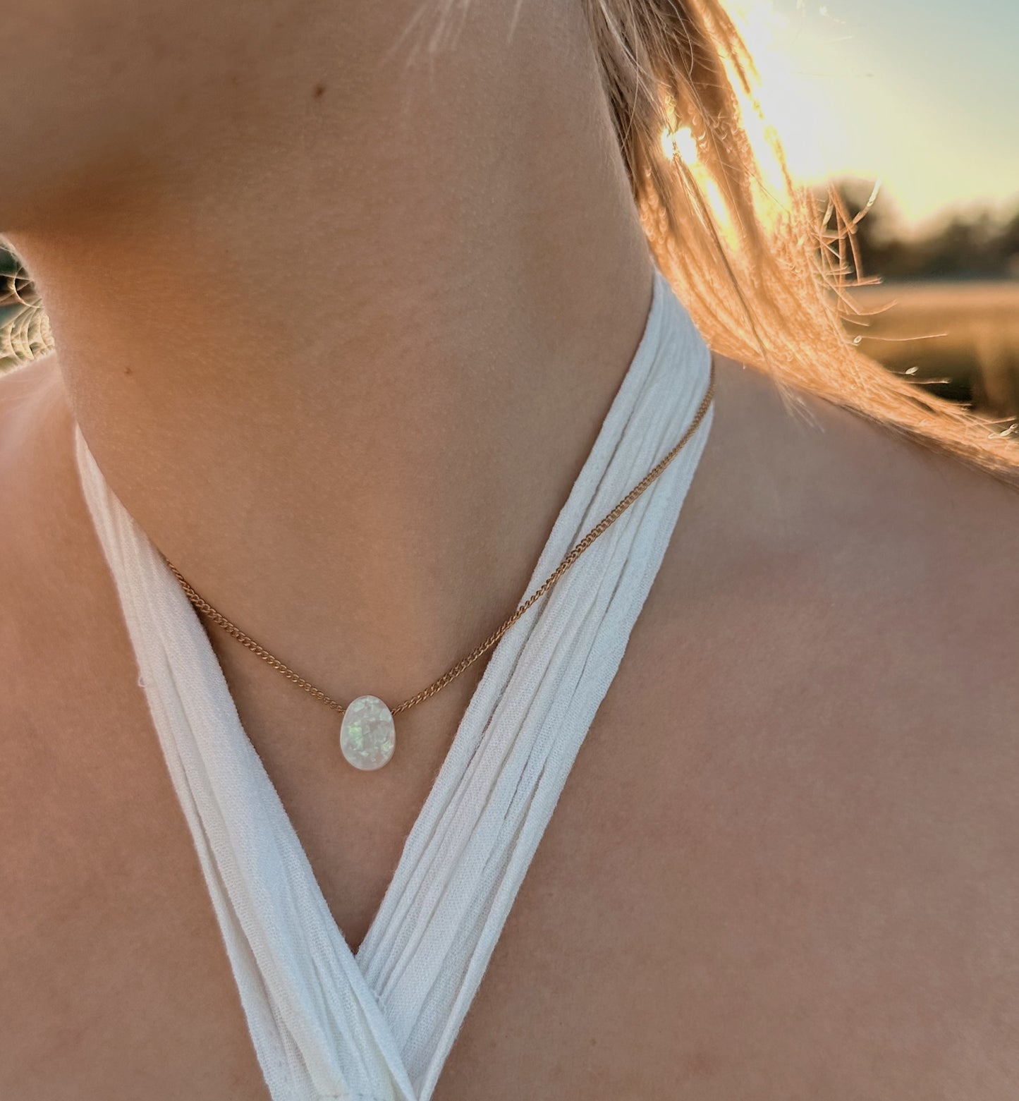 Ocean drop necklace